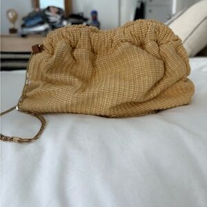Mansur Gavriel Elegant Tan Clutch Bag